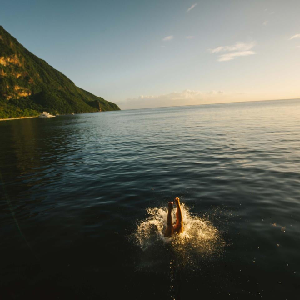 Snorkeling by Moonlight in Sugar Beach