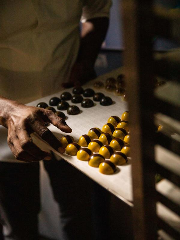 Chocolate Marking in Sugar Beach