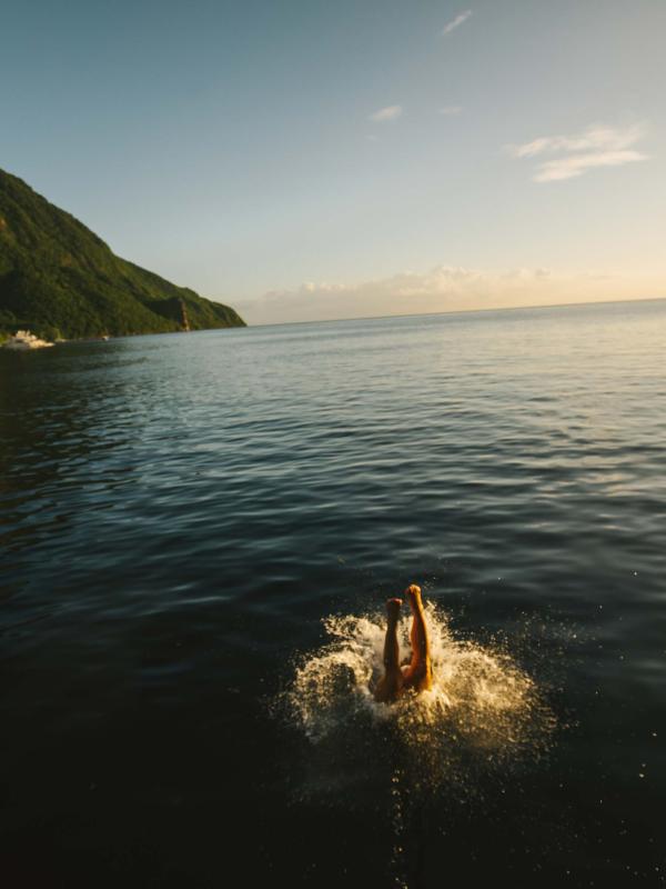 Snorkeling by Moonlight in Sugar Beach